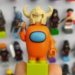 Íman Astronauta Laranja (Among Us)