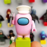 Íman Astronauta Rosa (Among Us)