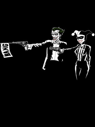 Joker and Harley T-Shirt – Mad Fiction