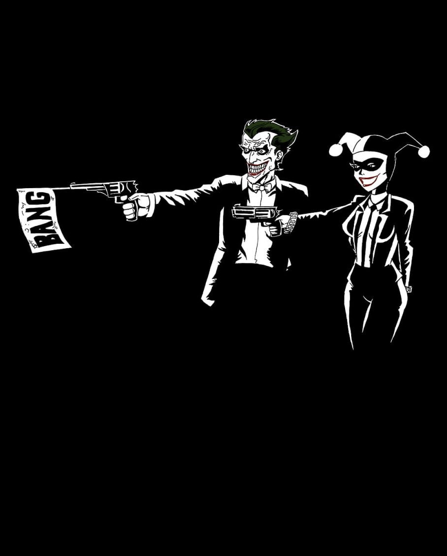 Joker and Harley T-Shirt – Mad Fiction