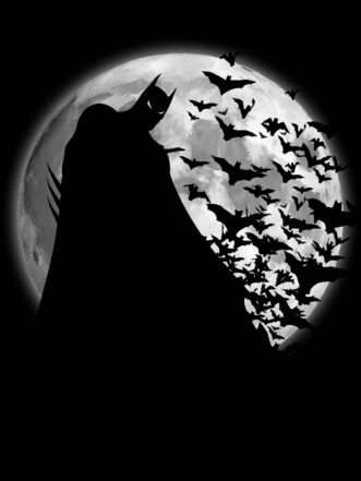 T-shirt Batman - Shadow Under the Moon