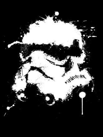 T-shirt Star Wars - Splatted Helmet