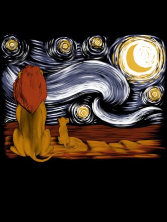 T-shirt Lion King - Starry King