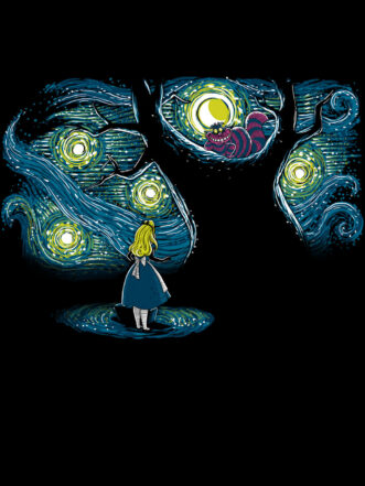 T-shirt Alice in Wonderland - Starry Wonderland