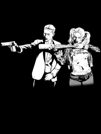 T-shirt Joker & Harley Quinn - Suicide Fiction