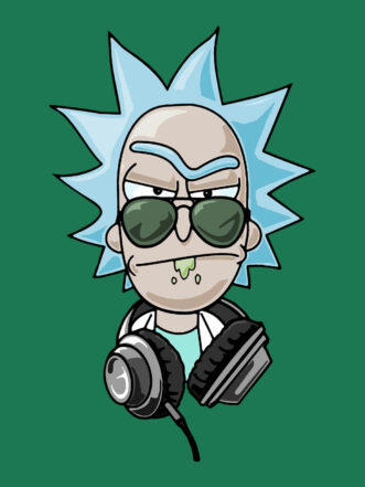 T-shirt Rick & Morty - DJ Rick