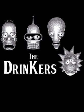 T-shirt The Drinkers