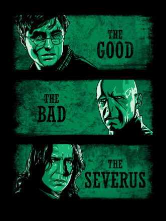 T-shirt The Good the Bad and the Severus