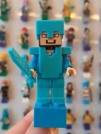 Íman Steve Armadura Diamante (Minecraft)