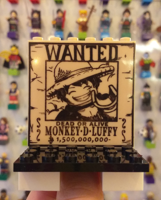 Íman Luffy - Wanted (One Piece)