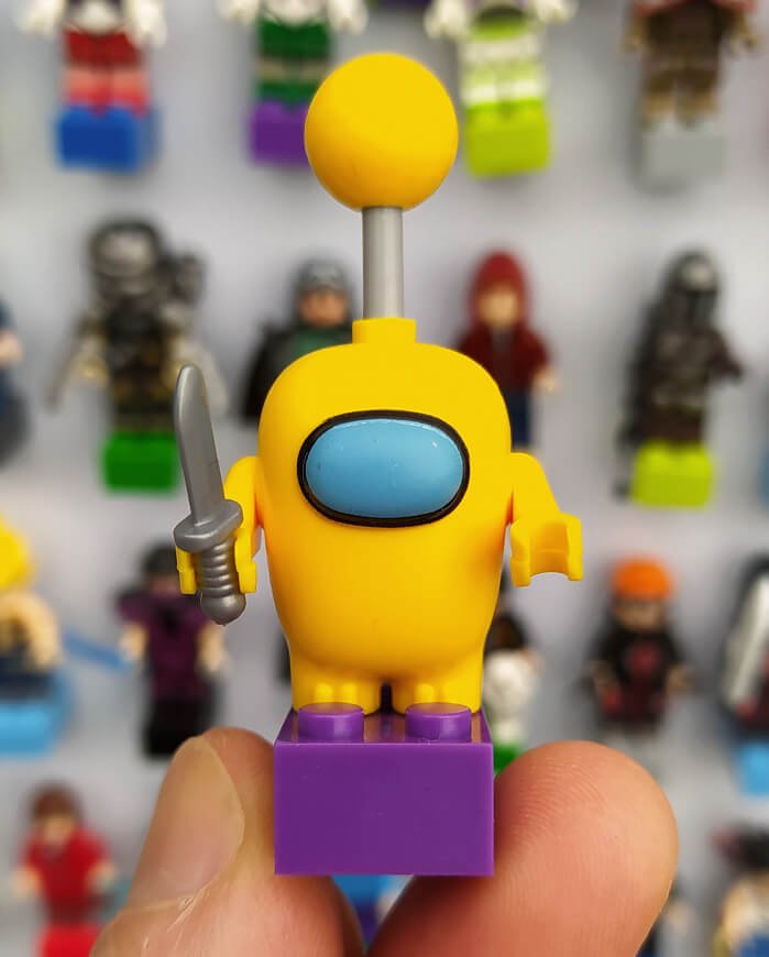 Íman Astronauta Amarelo (Among Us)